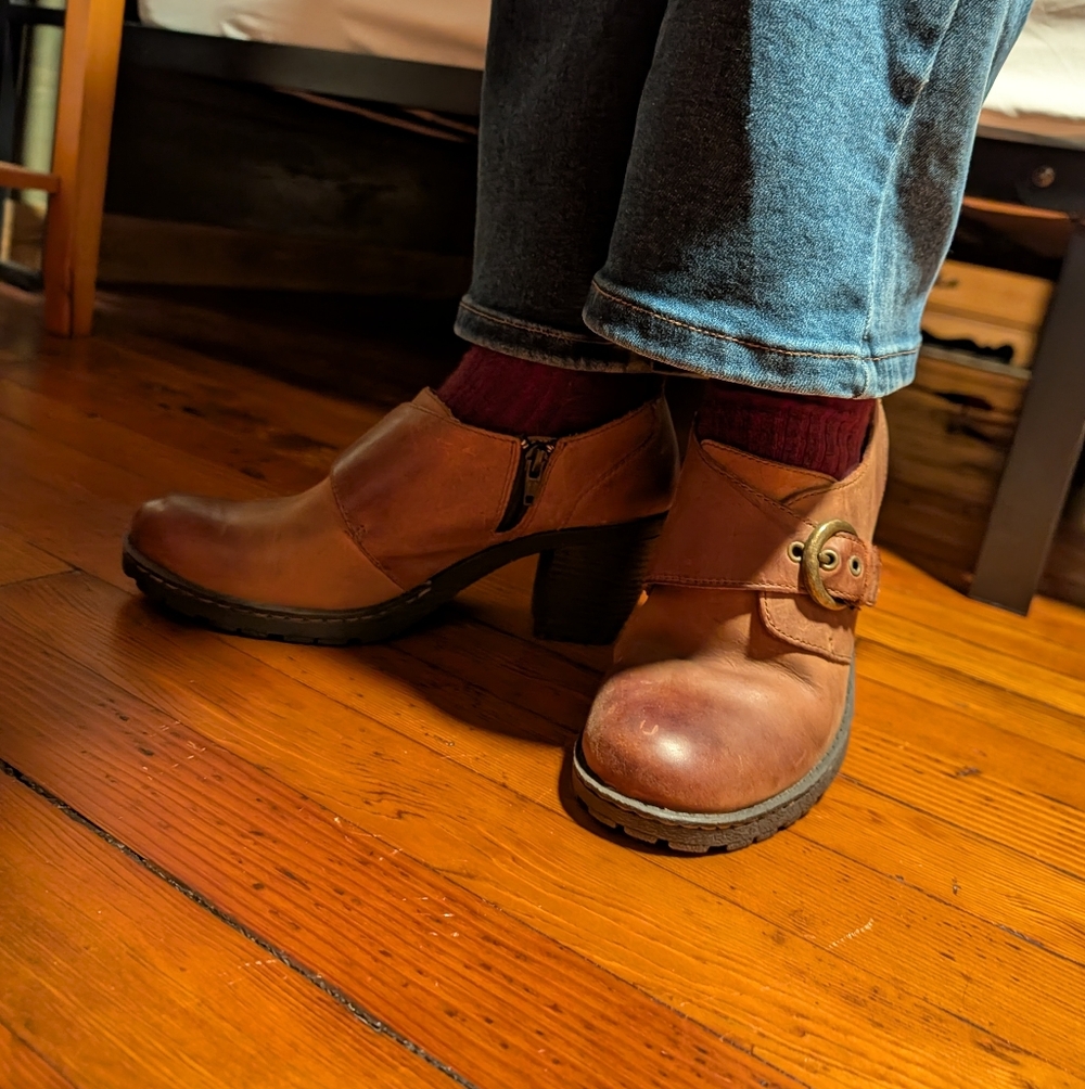 B.O.C. Heeled Ankle Boots
